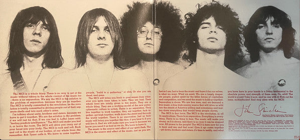 MC5 – Kick Out The Jams - RED SPLATTER COLOURED VINYL LP - NEW