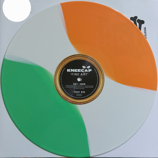 KNEECAP – Fine Art - Ltd. Edition TRICOLOUR VINYL LP (NEW)