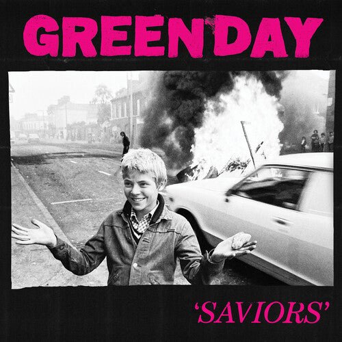 [Discounted] Green Day - Saviors [Pink & Black Vinyl]  (New Vinyl LP)